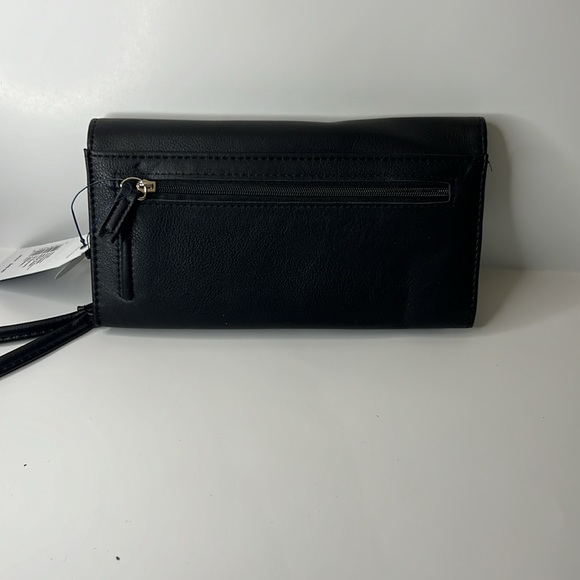 Nautica faux leather black wristlet for women. New with tags - Picture 9 of 10
